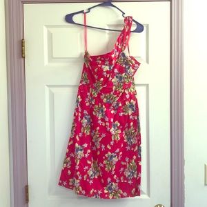 One shoulder summer dress 🌸🌺